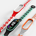 Pikkukuva 4 / 5: Kaksiväri silikoninen älykello ranneke rannekoru rannekkeen vaihto Xiaomi Mi Band 6 Multicolor H Other Xiaomi Models