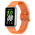 Pikkukuva 2 / 3: Samsung Galaxy Fit3 -älykellolle pehmeä silikoniranneke Orange