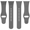 Miniatyrbillede 4 af 5: Til Xiaomi Redmi Watch 3/Mi Watch Lite 3 Silikone Urrem Udskiftning Rem Dark Grey