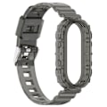 Pikkukuva 1 / 2: Sopii Xiaomi Mi Band 8:lle, Integroitu Läpinäkyvä Ranneke Transparent Black