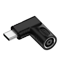 Miniatyrbillede 1 af 5: Type-c DC-strømstik-stik Type-c han til DC-hun-adapterkonverter 6.0x3.7mm