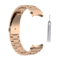 Miniatyrbild 1 av 5: Band för -Galaxy Watch4/Watch4 Klassiska metallremmar Byt ut armband Rose gold