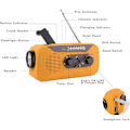 Pikkukuva 5 / 5: Hätätilanne AM/FM/NOAA-sääradio, taskulampulla ja SOS-hälytyksellä (sininen)