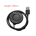 Miniatyrbilde 5 av 5: Usb-ladekabel lader strømforsyningsbrakett-adapter for Watch 3/3 Pro/2/1/se Green
