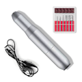 Miniatyrbilde 1 av 4: Neglepoleringsmaskin USB Justerbar Hastighet 20000 Omdr/min Bærbar Sett silver