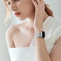 Miniatyrbilde 4 av 5: Fitbit Versa/fitbit Versa 2 Band For Dame Menn, Justerbar Rustfri Silver