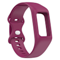 Miniatyrbillede 2 af 5: Integrer silikoneurrem til Fitbit Charge 6/5/4/3, urrem med etui Wine Red