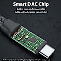Miniatyrbilde 4 av 5: 2 i 1 OTG Type-C-adapterkabel til USB med PD10w ladekabler OTG-konverter Silver