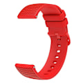 Miniatyrbilde 4 av 5: 18mm Rutete Silikonurrem for Garmin Venu 3s / Forerunner 265s Red