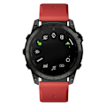 Pikkukuva 4 / 5: Garmin Fenix 5 / 5X / 6X / 7X -älykellolle 22 mm:n kaksivärinen silikoniranneke Red  Black