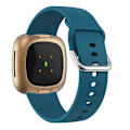 Miniatyrbillede 4 af 4: Til Fitbit Versa 3 silikone urrem Dark Green