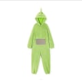 Miniatyrbillede 1 af 3: A-home 4 farver Teletubbies Cosplay til voksne Funny Tinky Winky Anime Dipsy Laa-laa Po Bløde Langærmede Pijamas Kostume L green
