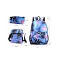 Miniatyrbild 2 av 5: Cr7 Student School Backpack Tredelad Set-7