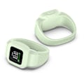 Miniatyrbillede 3 af 4: Til Garmin Vivofit JR3 Silikone Urrem Uden Spænde, Størrelse:L Green