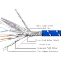 Miniatyrbilde 5 av 5: Nylon Cat 7 Ethernet-kabel, Cat7 Rj45 Network Patch-kabel Flat, 3m