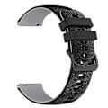 Miniatyrbilde 4 av 5: Klokkestropper for Garmin Vivoactive 4/Garmin Forerunner 255 klokkebånd Grid Texture erstatningsklokke Black Grey D Garmin Forerunner 255