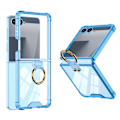 Pikkukuva 1 / 5: Kotelo Samsung Galaxy Z Flip 7:lle, saranasuojalla ja rengaspidikkeellä (sininen)