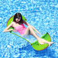 Miniatyrbilde 4 av 5: 1 stk. Vann Oppblåsbar Flytende Seng, Sammenleggbar Sommer Bade Lounger, Kiwi Mønster