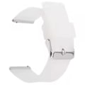 Miniatyrbilde 1 av 3: 20mm Universal Silikonklokke Rem Sporty Erstatningsarmbånd med Sølvspenne Translucent