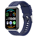 Pikkukuva 2 / 5: Huawei Watch Fit 2 -pikakiinnityksellä varustettu silikoniranneke, urheilukello, 20 mm:n ranneke soljella Midnight Blue