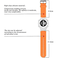 Miniatyrbillede 2 af 4: Blød silikone erstatningsurrem til Garmin Approach S2 / S4 Orange