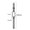 Pikkukuva 2 / 2: Sopii Xiaomi Mi Band 8:lle, Integroitu Läpinäkyvä Ranneke Transparent Yellow