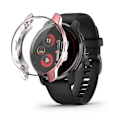 Miniatyrbild 4 av 5: Farfi Watch skyddande fodral Tpu plätering Smart Watch Full Coverage skärmskyddsskydd för Garmin Venu 2 Plus Black