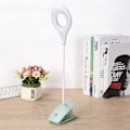 Pikkukuva 4 / 4: Led valoa lukeva Light-eye Protect Bed Yöpöytälamppu Gooseneck Clamp blue