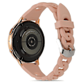 Miniatyrbillede 1 af 3: Til Garmin Venu 2 Plus/Samsung Galaxy Watch4 Watch Band 20mm Circle Design Udskiftningsrem Pink, Pink C Samsung Galaxy Watch A