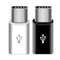 Miniatyrbillede 3 af 4: 5 stk Lille Micro Usb til Usb-c Adapter Mobiltelefon Adapter Type-c Interface Data Line Converter til Samsung Xiaomi Huawei Black