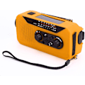 Miniatyrbilde 1 av 5: Nødradio med sveiv og lommelykt (Oransje)