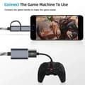 Miniatyrbillede 2 af 4: Adaptere 2-i-1 USB hun til Micro USB/TYPE-C OTG-kabel (grå)