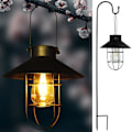 Pikkukuva 2 / 5: Aurinkovalo puutarhan sisustukseen Vedenpitävä ulkovalo Black with Bracket01