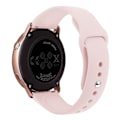Miniatyrbillede 4 af 4: Til Samsung Galaxy Watch Active2 Bluetooth-version 40mm Smart Watch Solid Color Silikonurrem Pink