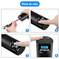 Miniatyrbillede 5 af 5: Digital Tire Inflator Bærbar Automatisk Pumpe Trådløs Lcd Air Compressor