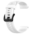 Miniatyrbillede 2 af 5: Til Garmin Forerunner 945/ 935 Udskiftning Rem Stål Spænde Tekstureret Silikone Urrem White