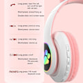 Pikkukuva 2 / 5: Langattomat Bluetooth kuulokkeet Cat-korvakuulokkeet LED-valolla Pink