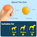 Miniatyrbild 4 av 5: Pet Active Rullande Boll, Smart Rörlig Snurrande Hundleksak (Gul)