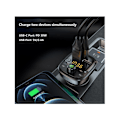 Miniatyrbillede 3 af 5: Biladapter FM Transmitter Bluetooth 5.3 Trådløs Radio Mp3 Afspiller Stereo Musik Audio Modtager til Håndfri Opkald 42W PD 30