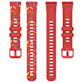 Pikkukuva 3 / 5: Huawei Band 8:lle suunniteltu silikoniranneke Red, Red B Huawei Band 8