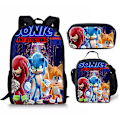 Pikkukuva 1 / 2: Sonic2-tulostettu koululaukku, lasten reppu tai salkku tai kynäpussi tai kolmiosainen setti 3pcs