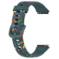 Pikkukuva 1 / 5: Huawei Band 7:lle suunniteltu rannekoru, vaihdettava silikoniranneke Green, Green E Huawei Band 7