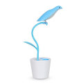 Miniatyrbillede 1 af 5: Led bordlampe til børn, 3-niveau lysdæmper Touch Sensitive Control, fleksibel svanehals, bærbar genopladelig Blue