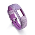 Miniatyrbillede 1 af 3: Til Garmin Vivofit 4 Gloss & Farve Integreret Silikonurrem (Hvid) Til Garmin Vivofit 4 Purple Clouds