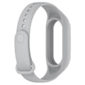 Miniatyrbillede 3 af 5: For Xiaomi Smart Band 8 udskiftning silikone urrem integrere armbånd med etui Grey, Grey I Xiaomi Smart Band 8