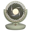 Miniatyrbillede 1 af 4: Bordventilator - 3-Hastigheds Luftcirkulationsventilator, 22Db Lav Støj, 90° Rotation Med Luftfugter - Grøn