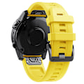 Miniatyrbild 1 av 5: KLB-LWGJ-001 För Garmin Fenix 7 / 7 Pro Remband QuickFit 22mm Silikon Armband Yellow