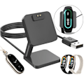 Miniatyrbilde 2 av 5: Hurtigladerholder USB-ladekabelstativ Strømadapterstasjon for Mi Band 8
