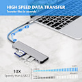 Miniatyrbild 3 av 5: USB C Hub Multiport Adapter - 6 i 1 USB C till Multiport Adapter