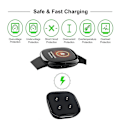Miniatyrbild 4 av 4: Versa 3 / Sense Smart Watch Laddarkabel Kompatibel med Fitbit Sense & Fitbit Versa 3 Laddning av USB -sladd Tillbehör för Fitbit Versa 3/s 1 Pack